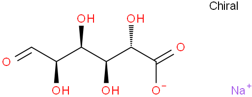 Structure of Sodium-D-glucuronate monohydrate CAS 14984-34-0
