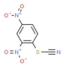 Structure of 2,4-Dinitrophenyl-thiocyanate CAS 1594-56-5