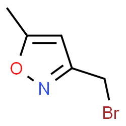 Structure of 3-(Bromomethyl)-5-methylisoxazole CAS 130628-75-0