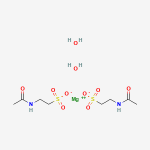 Structure of Magnesium Acetyl Taurate CAS 75350-40-2
