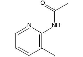 Structure of N-(3-methylpyridine-2yl)-acetamide <span class="caps">CAS</span> 7463-30-1 Structure of N-(3-methylpyridine-2yl)-acetamide CAS 7463-30-1