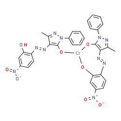 Structure of Red 8 CAS 33270 70 1 - Black 27 CAS 12237-22-8