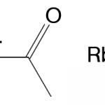 Structure of Rubidium Acetate CAS 563-67-7