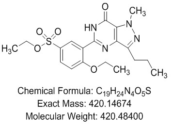 139755 83 220001003 - Sildenafil Methyl Sulfonate Ester CAS 171599-83-0123