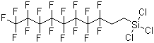 Structure of 1H1H2H2H perfluorodecyltrichlorosilane CAS 78560 44 8 - Silicone oil WI-552 CAS 68083-14-7