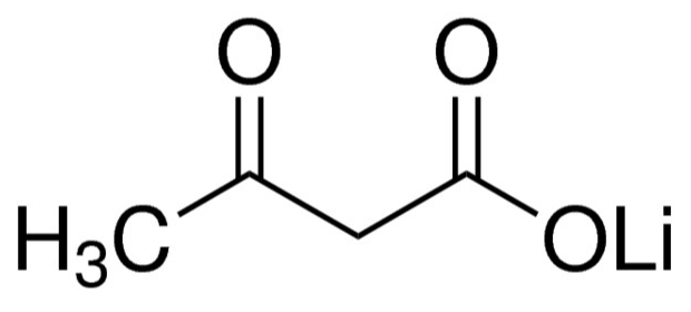 Structure of Acetoacetic Lithium CAS 3483-11-2