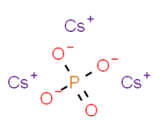 Structure of Cesium Phospahte CAS 69089 35 6 - Bis(tert-butyldicylcohexylphosphine)dichloropalladium(II) CAS 104889-13-6