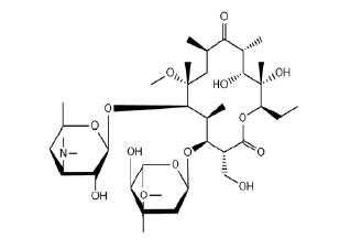 Structure of Clarithromycin Impurity A CAS 124412 58 4 - Clarithromycin Impurity A CAS 124412-58-4