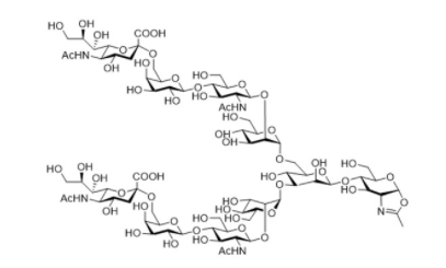 Structure of Sialylglycopeptide CAS UENA-0217
