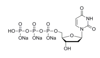 Structure of dUTP3Na Solution 100mML CAS 102814 08 4 - Fluorescein-12-UTP 10mM Sodium solution CAS F12UTP