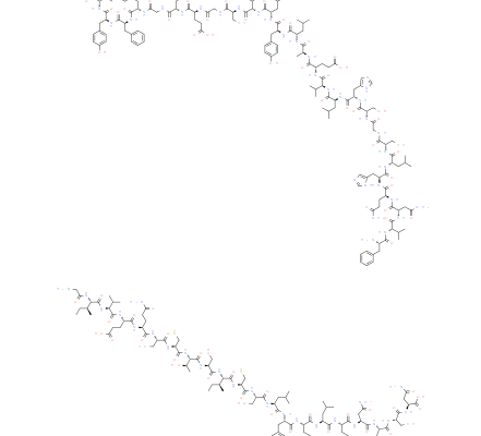 Structure of INSULIN ASPART CAS 116094 23 6 441x400 - Biosynthetic Glucagon CAS AANA-0196