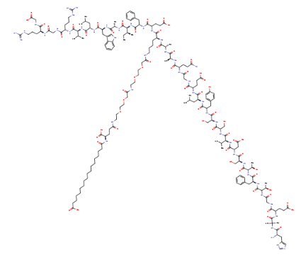Structure of Sermaglutide CAS 910463 68 2 - Tirzepatide CAS 2023788-19-2