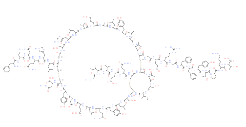 Structure of rh Insulin CAS 11061 68 0 - Biosynthetic Glucagon CAS AANA-0196