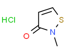 Structure of 2-Methyl-4-isothiazolin-3-one hydrochloride (MIT HCL) CAS 26172-54-3