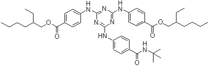 Structure of Iscotrizinol CAS 154702 15 5 - Fullerene C60 CAS 131159-39-2