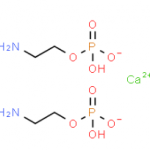 Structure of Calcium bis2 aminoethyl hydrogen phosphate CAS 18672 70 3 150x150 - 5-Bromo-4-chloro-3-indolyl beta-D-mannopyranoside CAS 129787-67-3