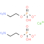 Structure of Calcium bis(2-aminoethyl hydrogen phosphate) CAS 18672-70-3