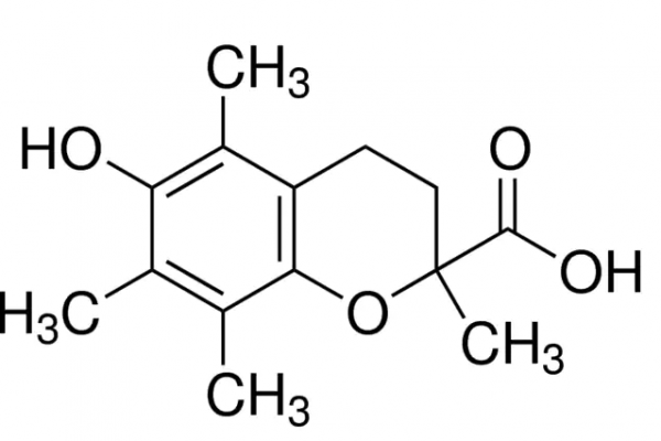 Structure of Trolox CAS 53188 07 1 600x400 - 3,4-Dinitrophenol CAS 577-71-9