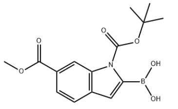 848357 46 0 - 1H-Indole-1,7-dicarboxylic acid, 2-borono-, 1-(1,1-dimethylethyl) 7-methyl ester CAS 953411-05-7