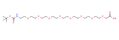 Structure of BOCNH PEG8 CH2COOH CAS 2147743 36 8 - Ruxolitinib Impurity B CAS 1001070-45-6