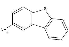 Structure of Dibenzobdthiophen 2 amine CAS 7428 91 3 - CIL56 (CA3, 2,7-bis(1-piperidinylsulfonyl)-9H-fluoren-9-one, oxime) CAS 300802-28-2