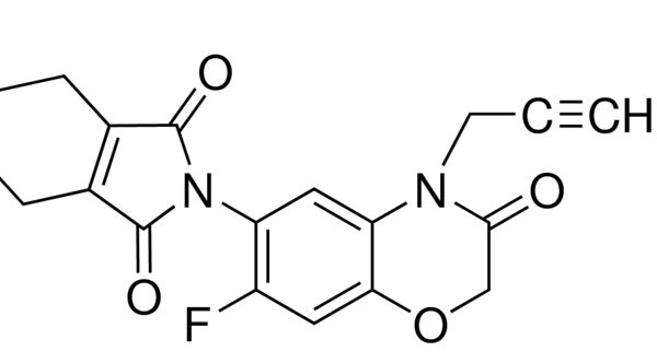 Flumioxazin CAS 103361-09-7 Structure of Flumioxazin CAS 103361 09 7 600x332 - Flumioxazin CAS 103361-09-7