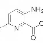 Structure of Methyl 3-Amino-6-bromopicolinate CAS 866775-09-9