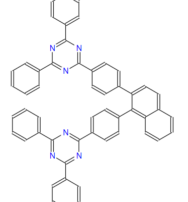 1,3,5-Triazine, 2,2′-(1,2-naphthalenediyldi-4,1-phenylene)bis[4,6-diphenyl- CAS 2244287-14-5