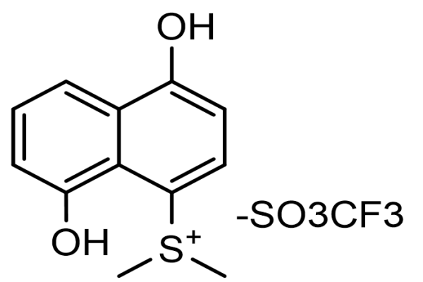 380848 57 7 600x400 - (4,8-Dihydroxy-1- naphthyl)dimethylsulfonium trifluoromethanesulfonate CAS 380848-57-7