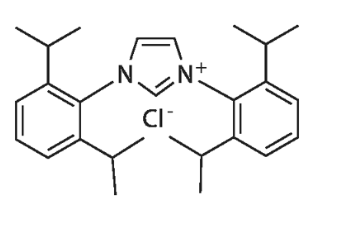 structure of 13 Bis26 diisopropylphenylimidazolium chloride CAS 250285 32 6 - 1,3-Bis(2,6-diisopropylphenyl)imidazolium chloride CAS 250285-32-6