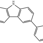 Structure of 36 Diphenyl 9H carbazole CAS 56525 79 2 150x150 - (E,E)-9,11-Tetradecadien-1-ol acetate CAS 54664-98-1