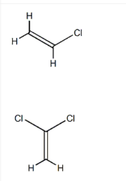 vinyl chloride-co-vinylidene chloride CAS 9011-06-7 Structure of vinyl chloride co vinylidene chloride CAS - vinyl chloride-co-vinylidene chloride CAS 9011-06-7