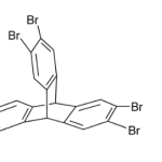 structure of 2,3,6,7,12,13-Hexabromotriptycene CAS 55805-81-7