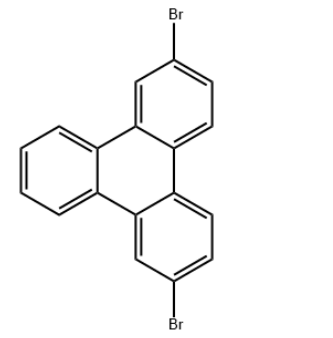 structure of 2,7-Dibromotriphenylene <span class="caps">CAS</span> 888041-37-0 structure of 2,7-Dibromotriphenylene CAS 888041-37-0