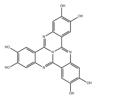 structure of 4b151015 Tetraazanaphtho123 ghtetraphene 23781213 hexaol CAS 148494 98 8 1 - 2,3,8,9,14,15-hexa(4-formylphenyl)diquinoxalino[2,3-a:2′,3′-c]phenazine CAS 2307218-00-2