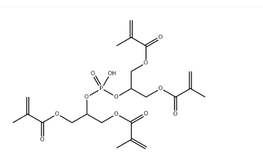 structure of Bis GDMAP CAS168191 79 5 - Bis-GDMAP/Bis(Glyceryl Dimethacrylate) Phosphate CAS 168191-79-5