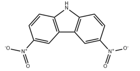 structure of 36 Dinitro 9H carbazole CAS 3244 54 0 - 2,3,8,9,14,15-hexa(4-formylphenyl)diquinoxalino[2,3-a:2′,3′-c]phenazine CAS 2307218-00-2