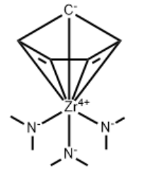 structure of Cyclopentadienyl Trisdimethylamino Zirconium CAS 33271 88 4 - TFEC CAS 1513-87-7