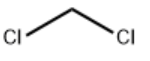 structure of METHYLENE CHLORIDE CAS 75-09-2