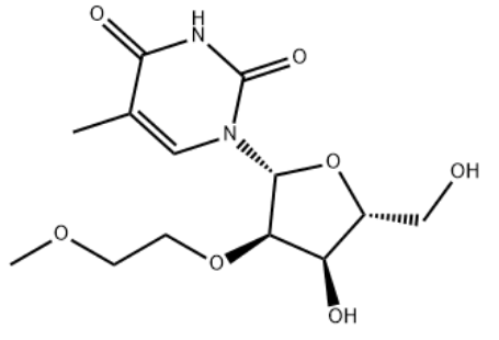 Structure of 2 O MOE 5 Me rU CAS 163759 49 7 - 1,3,6-Hexanetricarbonitrile CAS 1772-25-4