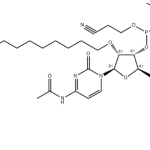 Structure of DMTr 2 O C16 rCAc 3 CE Phosphoramidite CAS 2382942 38 1 150x150 - 2-cyano pyrimidine CAS 14080-23-0