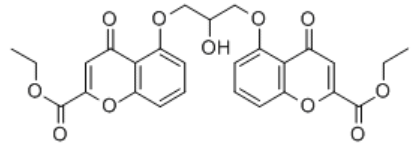 structure of Diethyl cromoglycate CAS 16150 45 1 - 3-tert-butyl-6-(ethylthio)-1,3,5-triazine-2,4(1H,3H)-dione CAS 1360105-53-8