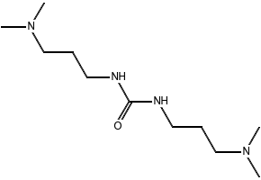 Structure of 13 bis3 dimethylaminopropylurea CAS 52338 87 1 - 1,3-bis[3-(dimethylamino)propyl]urea CAS 52338-87-1