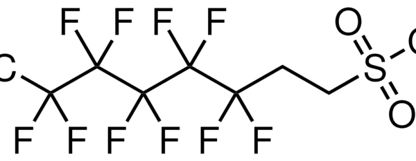 Structure of 1H1H2H2H Perfluorooctanesulfonic acid CAS 27619 97 2 600x233 - 1,3-bis[3-(dimethylamino)propyl]urea CAS 52338-87-1