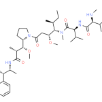 Structure of MMAE vedotin CAS 474645 27 7 1 150x150 - 3-Amino-2-fluorobenzoic acid methyl ester CAS 1195768-18-3