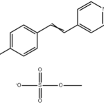 Structure of N-METHYL-4-(P-FORMYLSTYRYL)PYRIDINIUM METHYLSULFATE CAS 74401-04-0