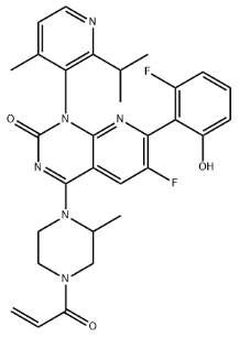 Structure of Sotorasib CAS 2296729-00-3