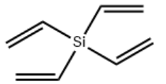 Structure of TETRAVINYLSILANE CAS 1112 55 6 - TFEC CAS 1513-87-7