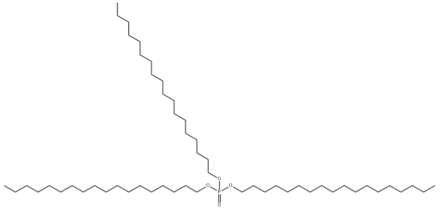 Structure of Trioctadecyl phosphate CAS 4889-45-6