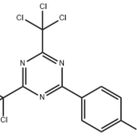 Structure of 2 4 Methoxyphenyl 46 bistrichloromethyl 135 triazine CAS 3584 23 4 150x150 - Diphenhydramine hydrochloride CAS 147-24-0